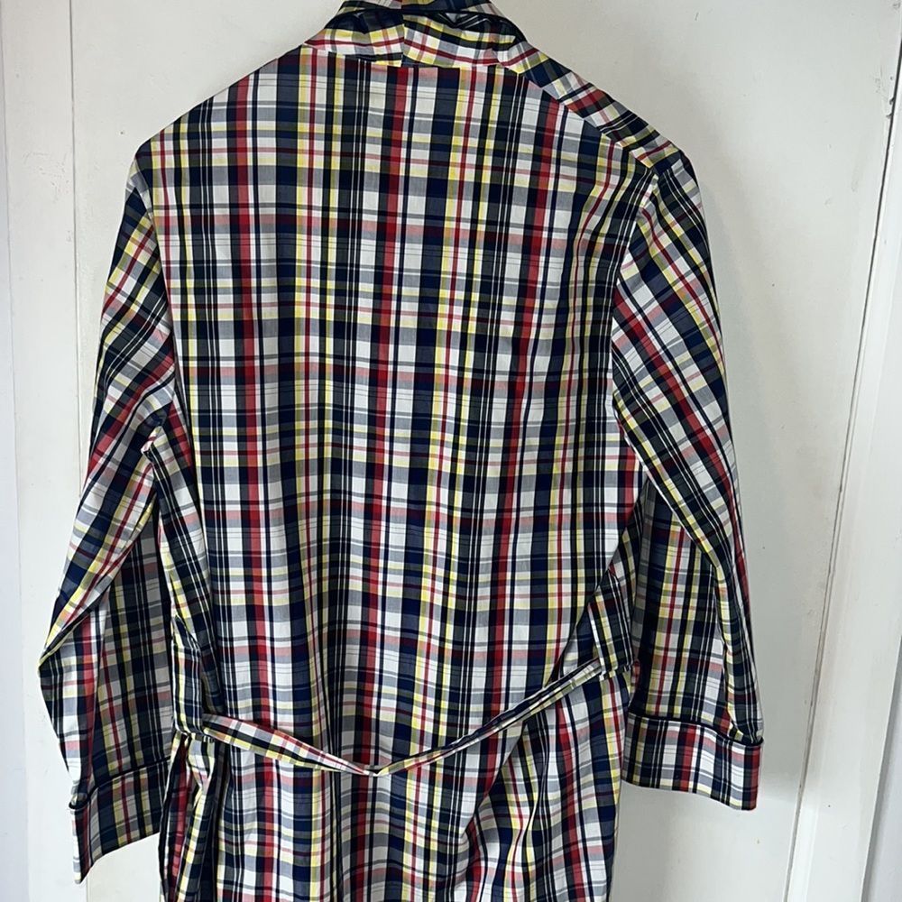 SLEEPY JONES Glenn Robe in Plaid-L - Picture 5 of 8